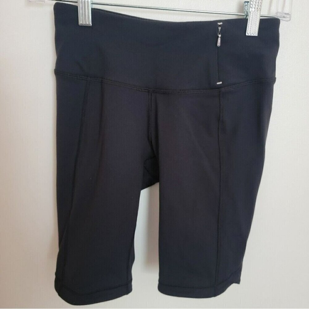 Calia XS Athletic Shorts Bermuda length Black Key Zip pocket Nylon&Spandex Fair